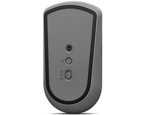 Souris sans fil LENOVO 600 Silent - Bluetooth 5.0 - Double connexion - Silencieuse - Gris