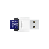 CARTE MEMOIRE SAMSUNG 256 Go MICRO-SD PRO PLUS 2023 avec lecteur USB Classe 10 /