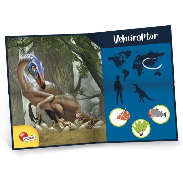 Super kit Velociraptor - Kit Scientifique - I'M A GENIUS - Bloc a creuser