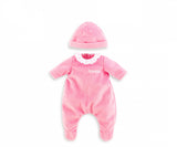 Pyjama Rose et Bonnet - COROLLE - Vetements - Pour Poupon 36cm - Des 2 ans