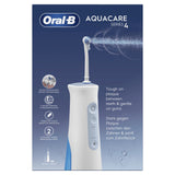 Brosse a dents électrique Oral B Jet Dentaire Oral B Aquacare 4 BLANC