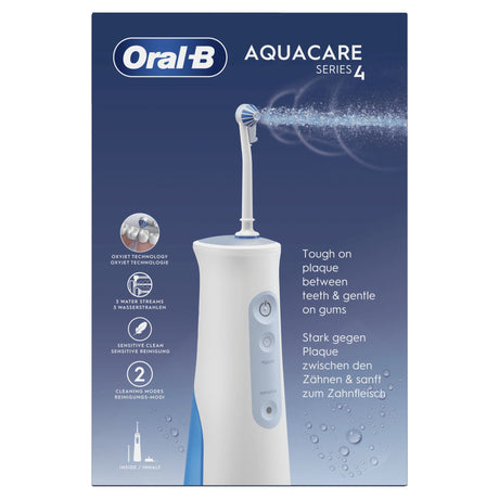 Brosse a dents électrique Oral B Jet Dentaire Oral B Aquacare 4 BLANC