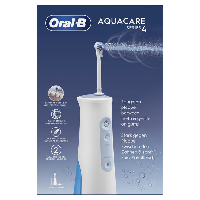 Brosse a dents électrique Oral B Jet Dentaire Oral B Aquacare 4 BLANC