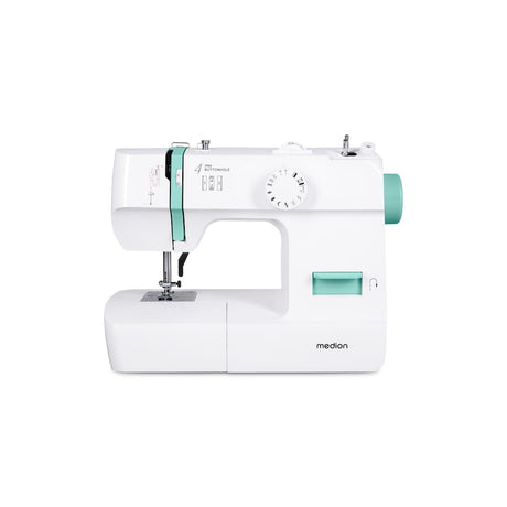 Machine a Coudre - MEDION - SM 70 - 71W - 12 Points - 700 tr/min – LED - Turquoise