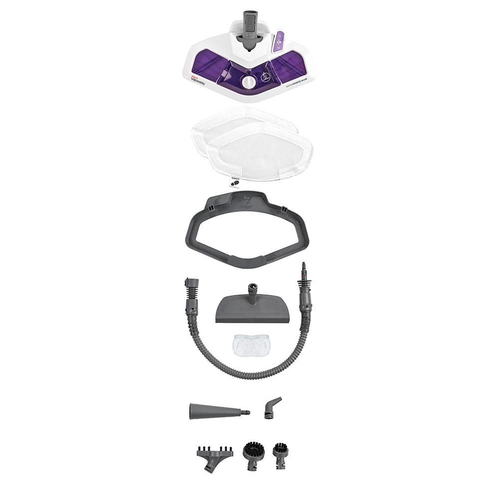 Nettoyeur Vapeur 2-en-1 POLTI Vaporetto SV440 - Balai ou Nettoyeur a Main - 11 Accessoires Inclus - Chauffage en 15 Secondes
