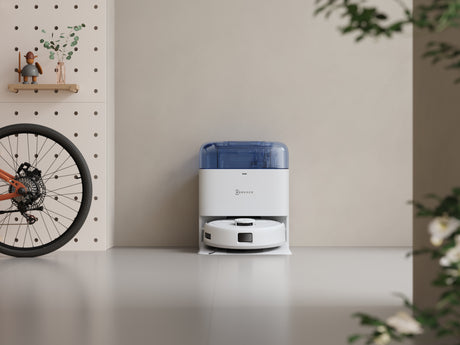 Aspirateur Robot Laveur - ECOVACS DEEBOT MINI - 9 000 Pa - ZeroTangle 2.0 - TrueMapping 2.0 - Séchage a 45 ? - Vidage Auto
