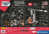 CLEMENTONI - Véhicules et machines - 50 constructions - Manuel illustré et application pour visualisation 3D - Fabriqué en Italie