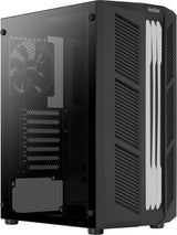 Boitier Moyen Tour ATX AeroCool Prime RGB avec panneau vitré (Noir)