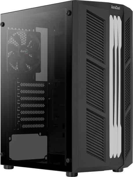 Boitier Moyen Tour ATX AeroCool Prime RGB avec panneau vitré (Noir)