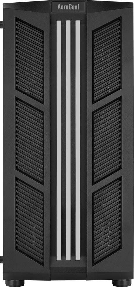 Boitier Moyen Tour ATX AeroCool Prime RGB avec panneau vitré (Noir)
