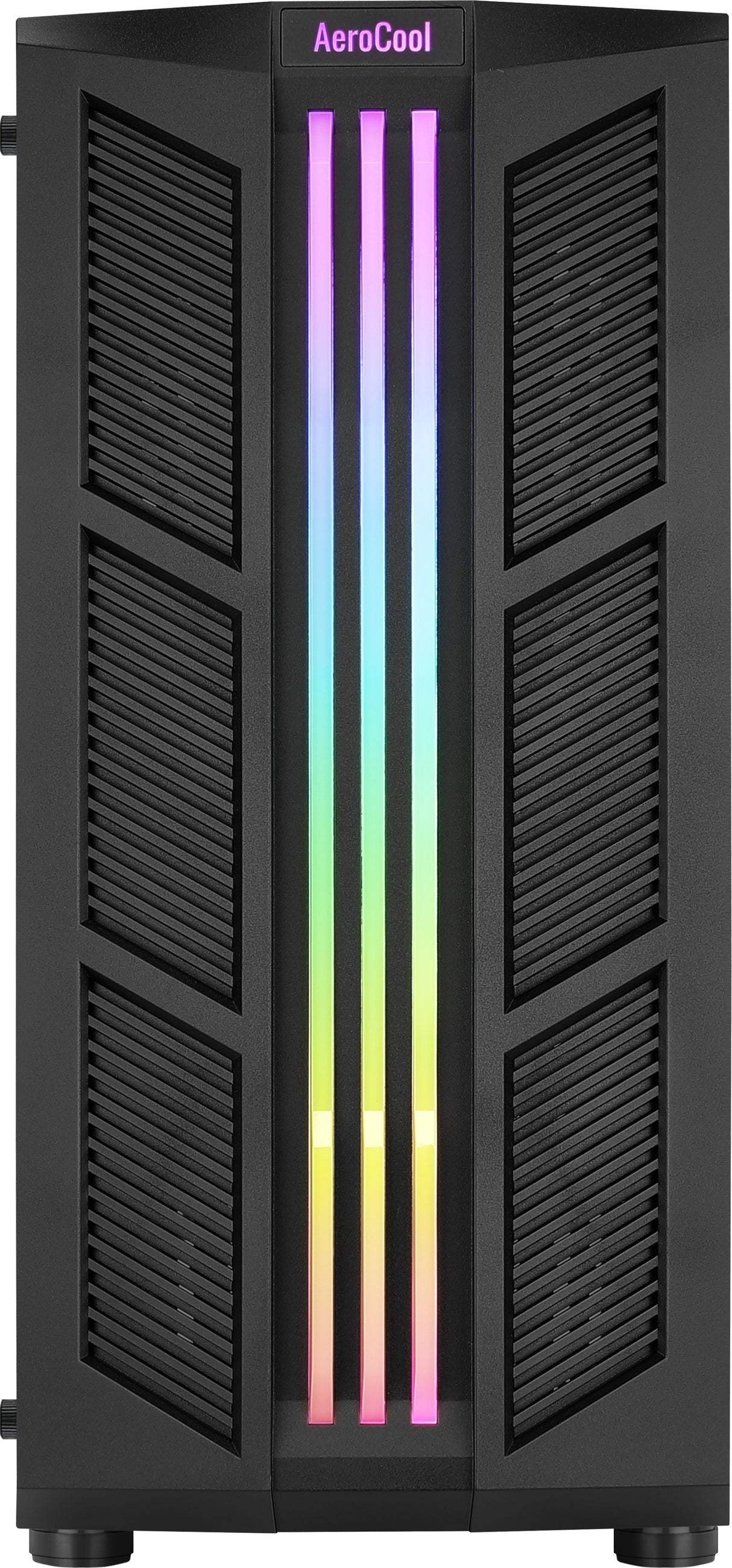 Boitier Moyen Tour ATX AeroCool Prime RGB avec panneau vitré (Noir)