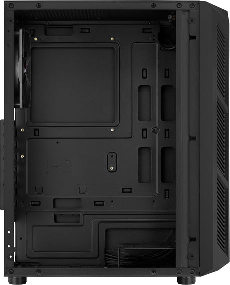 Boitier Moyen Tour ATX AeroCool Prime RGB avec panneau vitré (Noir)