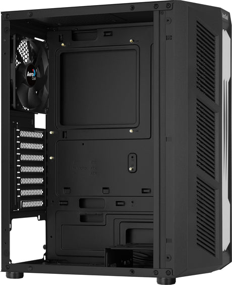 Boitier Moyen Tour ATX AeroCool Prime RGB avec panneau vitré (Noir)