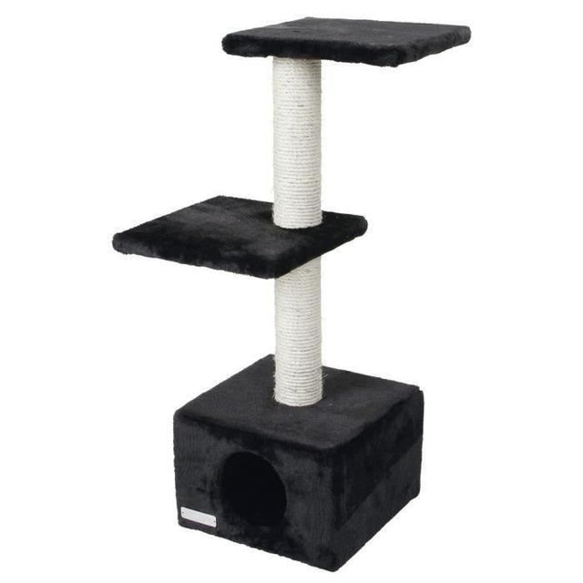 KERBL - Arbre a chat - VENUS SWEET 30 x 30 x 85 cm - Noir