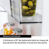 Réfrigérateur Américain - HAIER - HSW59F18EIMM - Classe E - 601 L - 36 dB - Platinium