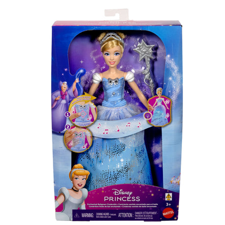 Disney Princess - Poupée Cendrillon et sa Robe Enchantée - Disney Princess - JBF94