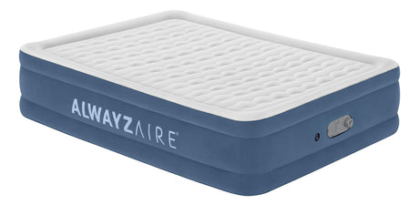 Matelas gonflable - BESTWAY - 67624 - 203x152x46 cm - Bleu/Blanc - Camping