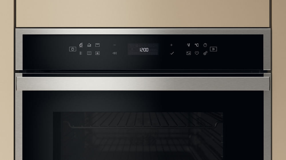 Four encastrable - Pyrolyse - WHIRLPOOL - WOI68PT1SXAF - Inox - 73 L - 59,5 x 56,4 x 59,7 cm