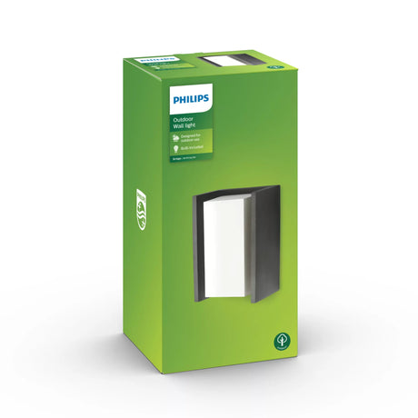 Applique murale Philips Bridge - Anthracite - 1x15W - LED