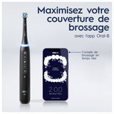 Oral-B iO 5 Lot De 2, Brosses a Dents Électriques Noire et Blanche, 2 Brossettes