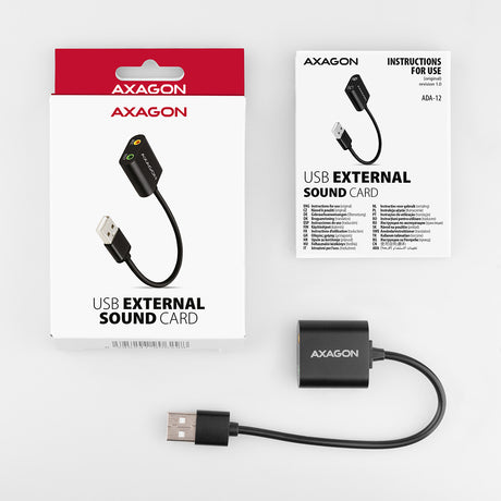 Mini Carte Son Axagon ADA-12 externe USB
