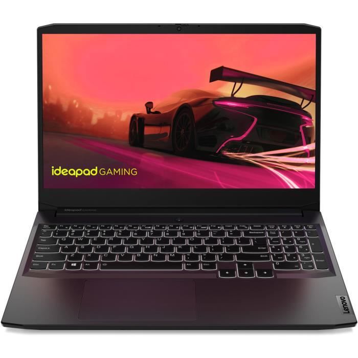 PC Portable Gamer LENOVO IdeaPad Gaming 3 | 15'' FHD - RTX 2050 - Ryzen 5-5500H - RAM 16 Go - SSD 512 Go - Sans Windows - AZERTY