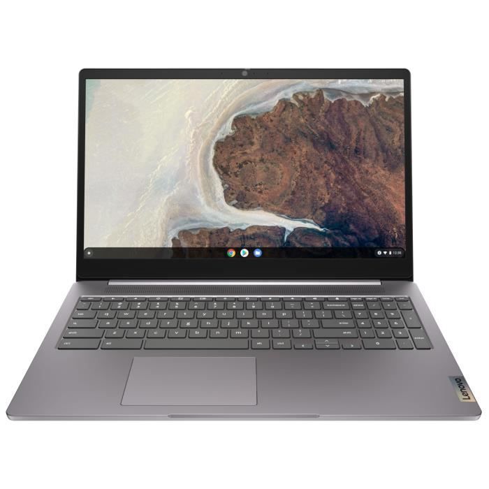 PC Portable LENOVO IdeaPad 3 Chromebook 15IJL6 | 15'' FHD - Intel Celeron N4500 - RAM 4Go - Stockage 64Go - Chrome OS - AZERTY