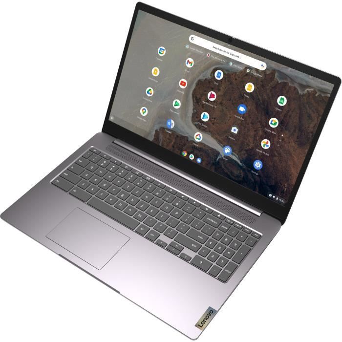PC Portable LENOVO IdeaPad 3 15IJL6 | Chrome OS - 15'' FHD - Celeron N4500 - RAM 4 Go - Stockage 64 Go - AZERTY