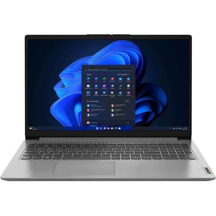 PC portable LENOVO IdeaPad 1 15AMN7 | Windows 11 - 15 FHD - Ryzen 3 7320U - RAM 16 Go - SSD 512 Go - AZERTY