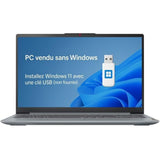 PC portable LENOVO IdeaPad Slim 3 15ABR8 | Sans Windows - 15'' FHD IPS - Ryzen 7 5825U - RAM 16 Go - SSD 512 Go - AZERTY