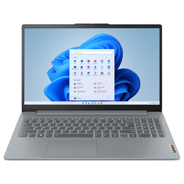 PC Portable LENOVO IdeaPad Slim 3 15AMN8 | Windows 11 - 15'' FHD - Ryzen 3 7320U  - RAM 8 Go - SSD 128 Go - AZERTY