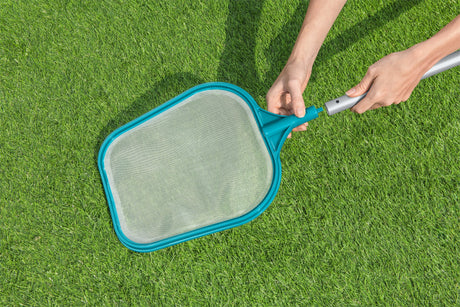Kit de nettoyage piscine jusqu'a 3,96m - Bestway - Aquaclear - épuisette et tete d'aspirateur