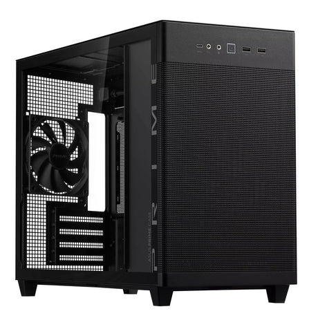 Boitier Mini Tour Micro ATX Asus Prime AP201 avec panneau vitré (Noir)