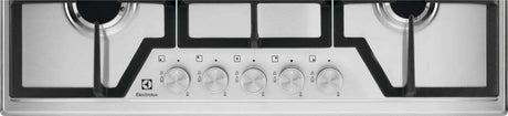 Plaque de cuisson a gaz - ELECTROLUX - 5 foyers - 74,4 x 51 cm - KGS7536SX - Inox