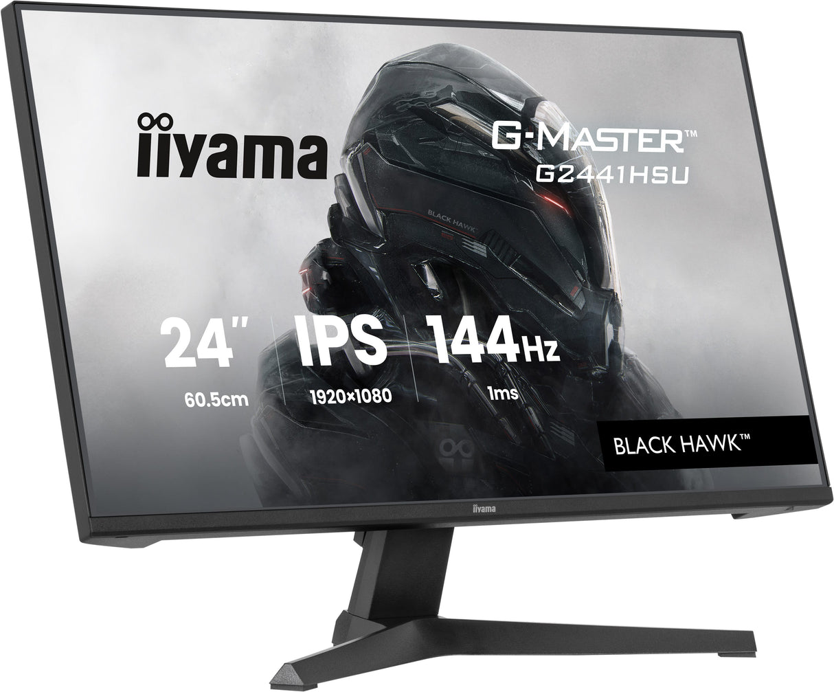 Ecran PC Gamer - IIYAMA - 24'' - FHD - 144Hz - Dalle IPS - 1ms - G-Master G2441HSU-B1
