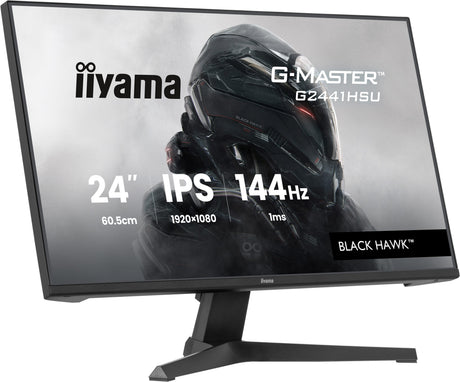 Ecran PC Gamer - IIYAMA - 24'' - FHD - 144Hz - Dalle IPS - 1ms - G-Master G2441HSU-B1