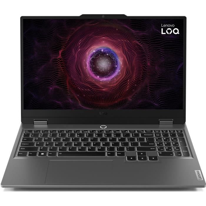 PC Portable Gamer LENOVO LOQ 15ARP9 | 15,6'' FHD 144Hz - AMD R7 7435HS - RAM 16Go - SSD 512Go - RTX 4060 105W - Sans Windows AZERTY