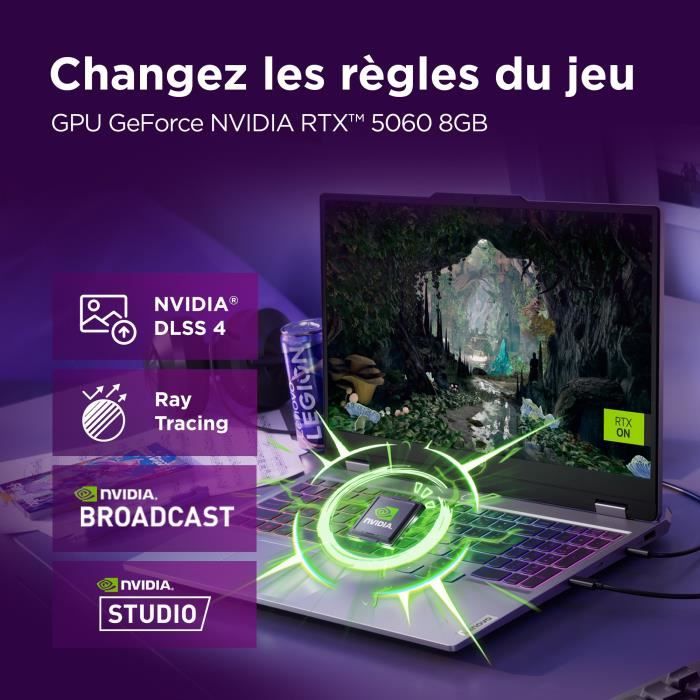 PC portable Gamer LENOVO LOQ 15IRX10 | Sans Windows - 15'' FHD 144hz - Core i7-13700HX - RTX 5060 100W - RAM 16 Go - SSD 512 Go