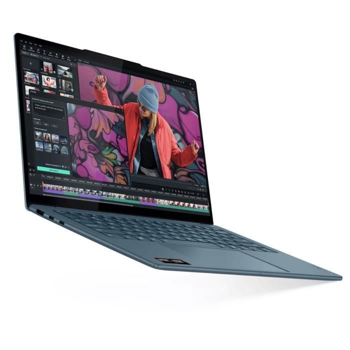 PC portable LENOVO Yoga Slim 7 14AKP10 | Windows 11 - Copilot + - 14 WUXGA OLED - Ryzen7 AI 350 - 32 Go - 1 To - Aluminium - AZERTY