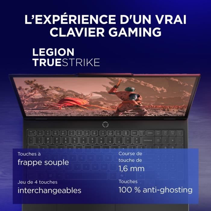 PC portable Gamer LENOVO Legion 5 15IRX10 | Sans Windows - 15,3 165 Hz IPS - Core i7-13650HX - RTX 5070 115W - 32 Go - 512 Go