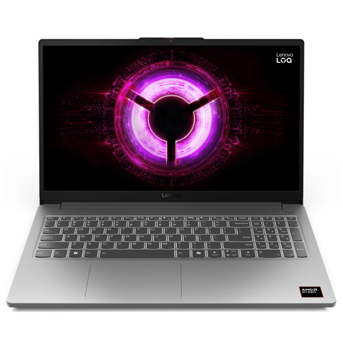 PC portable Gamer LENOVO LOQ 15ARP10E | Sans Windows - 15'' FHD 144hz - Ryzen 5 150 - RTX 3050 - RAM 16 Go - SSD 512 Go - AZERTY