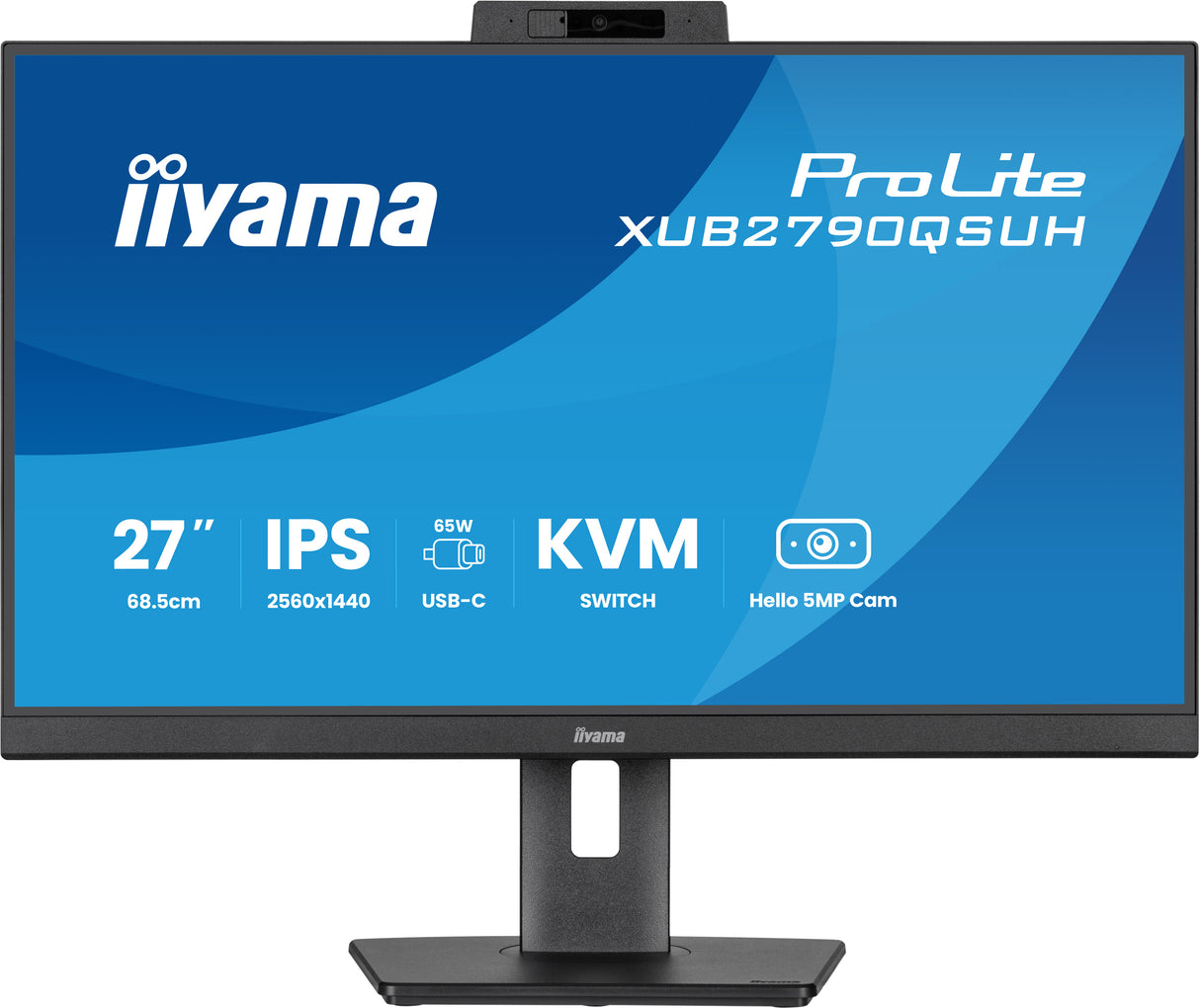 Ecran 27" Iiyama ProLite XUB2790QSUH-B2 Quad HD 100Hz (Noir)