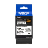 Ruban étiqueteuse laminé Brother P-TOUCH TZE-S231 - 12mm noir sur blanc extra gluey