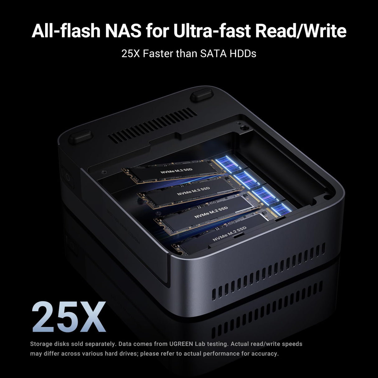 Serveur NAS - UGREEN - DXP480T Plus - 4 baies - 8 Go
