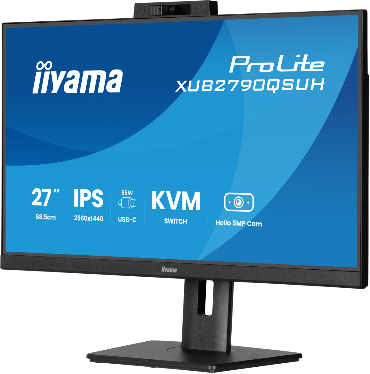 Ecran 27" Iiyama ProLite XUB2790QSUH-B2 Quad HD 100Hz (Noir)