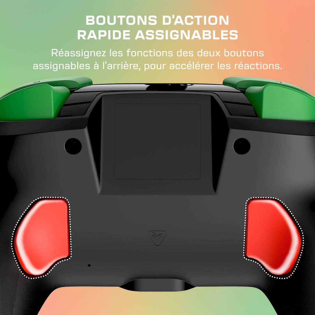 Manette de jeu - Nintendo Switch - Rematch Donkey Kong - Sans fil - Rouge/Jaune - Turtle Beach