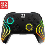 Manette de jeu - Nintendo Switch 2 - Afterglow Wave - RGB - Sans fil - Noir - Turtle Beach