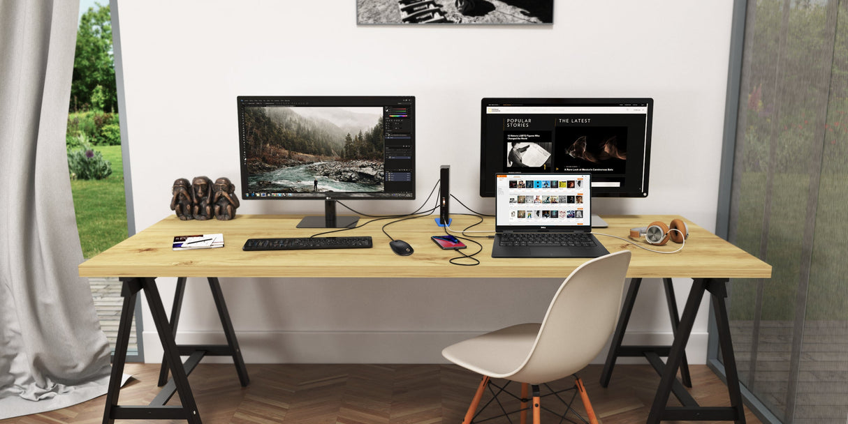 Station d'accueil USB-A/C 3.0 I-Tec (Noir/Bleu)