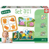 Set de 3 jeux Èducatifs - EDUCA - Set Baby 3 en 1