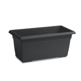 STEFANPLAST Bac a fleur/Jardiniere rectangulaire MEDITERRANEO - 110L - 100x45x40h cm - Plastique - Anthracite
